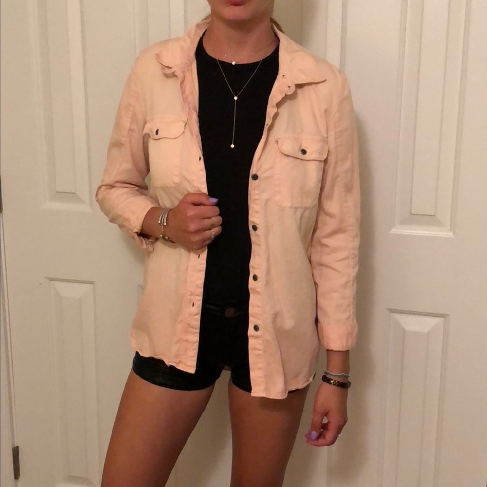 Madewell Pastel Pink Button Down